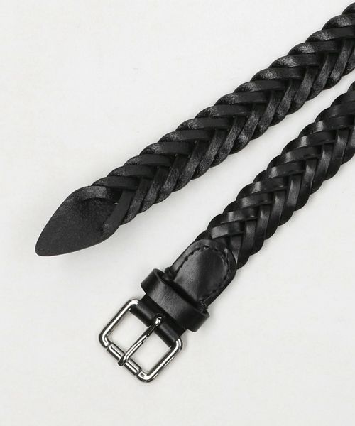 25mm UNITED ARROWS ブラック L 牛革 12,980円 ベルト レザー メッシュ ベルト 25mm
