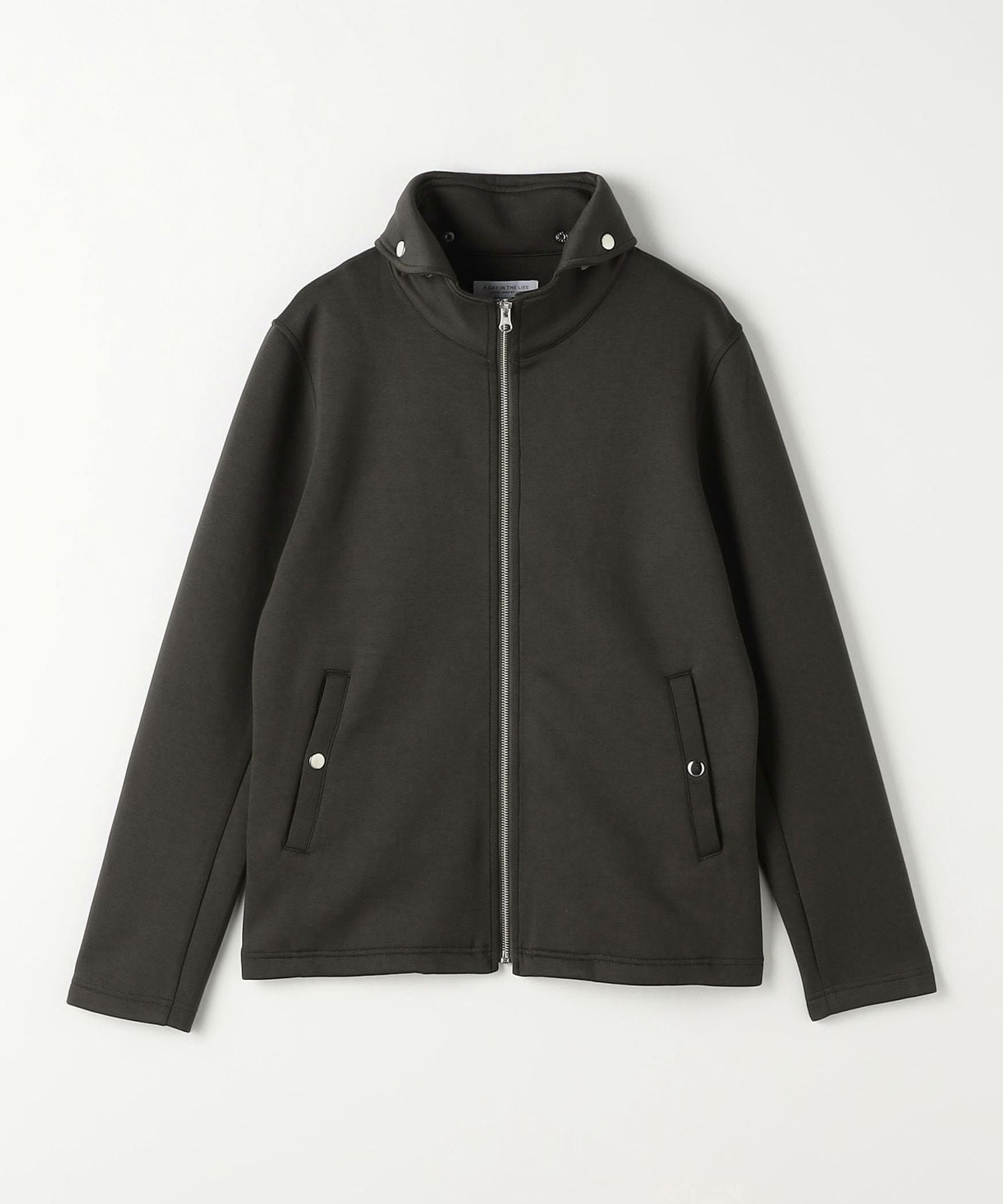 A DAY IN THE LIFE UNITED ARROWS◆ポリエステルツイルショールカラーダウンコート/40/ポリエステル/BLU/無地/6325-699-0249 A DAY IN THE LIFE UNITED ARROWS(アデイインザライフ
