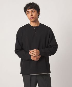 A DAY IN THE LIFE/クリアワッフル ワイド ヘンリーネックカットソー＜A DAY IN THE LIFE＞/Tシャツ / カットソー