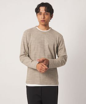 A DAY IN THE LIFE/ドビーワッフル レイヤード ジャストカットソー＜A DAY IN THE LIFE＞/Tシャツ / カットソー