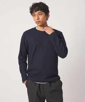 A DAY IN THE LIFE/ドビーワッフル レイヤード ジャストカットソー＜A DAY IN THE LIFE＞/Tシャツ / カットソー