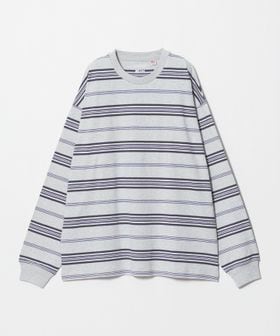 A DAY IN THE LIFE/USAコットン ボーダー ワイドカットソー＜A DAY IN THE LIFE＞/Tシャツ / カットソー