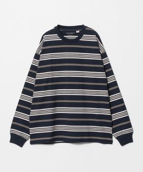 A DAY IN THE LIFE/USAコットン ボーダー ワイドカットソー＜A DAY IN THE LIFE＞/Tシャツ / カットソー