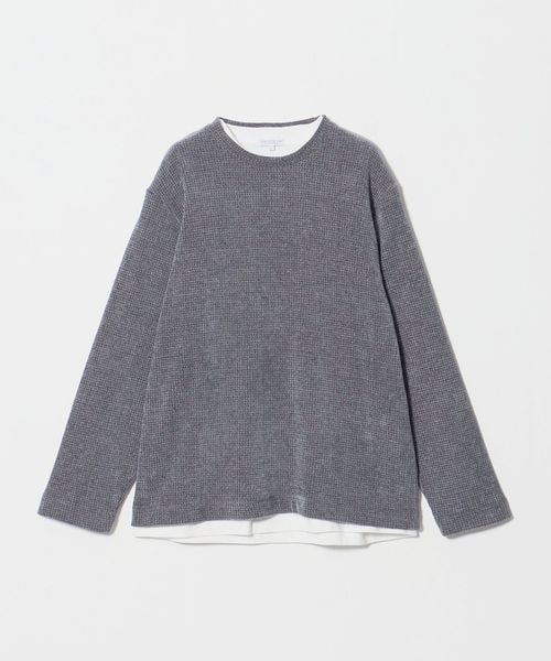 A DAY IN THE LIFE/モール ワッフル レーヤード カットソー ＋Tシャツ セットアイテム＜A DAY IN THE LIFE＞/Tシャツ / カットソー