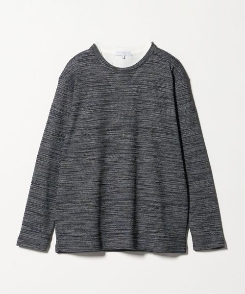 A DAY IN THE LIFE/ドビー ワッフル レイヤード カットソー＜A DAY IN THE LIFE＞/Tシャツ / カットソー