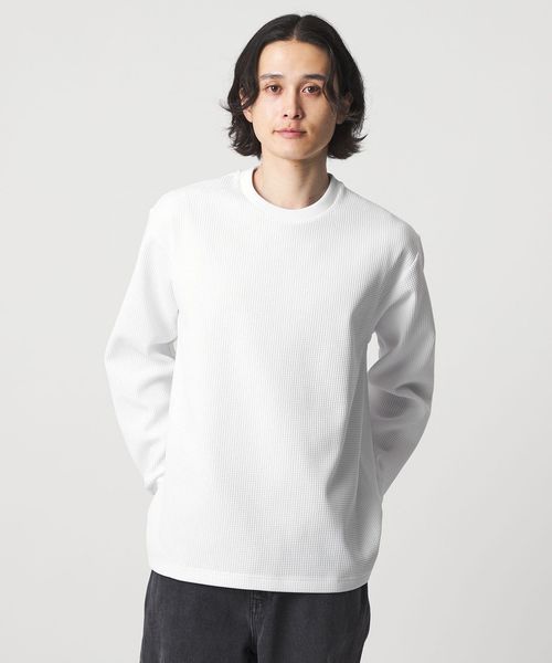 A DAY IN THE LIFE/クリア ワッフル リラックスカットソー＜A DAY IN THE LIFE＞/Tシャツ / カットソー