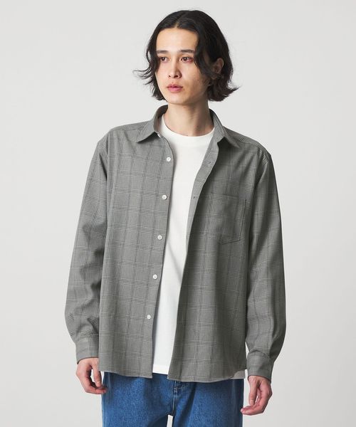 A DAY IN THE LIFE/グレンチェック レギュラーカラーシャツ＜A DAY IN THE LIFE＞/シャツ / ブラウス