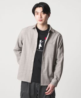 A DAY IN THE LIFE/グレンチェック レギュラーカラーシャツ＜A DAY IN THE LIFE＞/シャツ / ブラウス