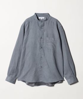 A DAY IN THE LIFE/スエードライク リラックス バンドカラーシャツ＜A DAY IN THE LIFE＞/シャツ / ブラウス