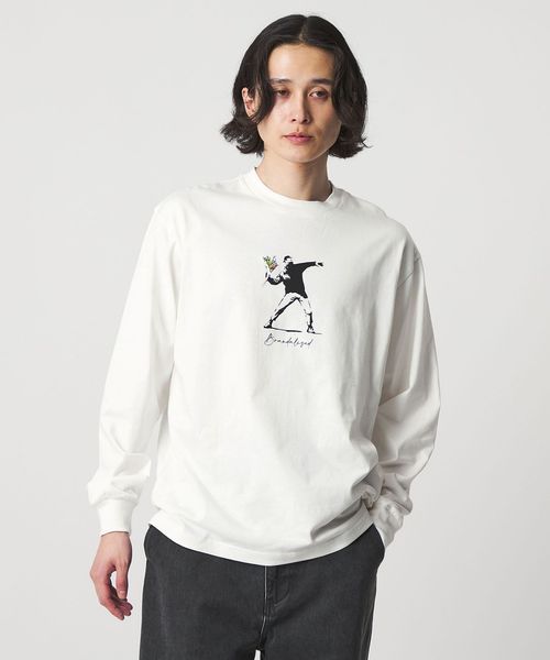 A DAY IN THE LIFE/＜BRANDALISED × A DAY IN THE LIFE ＞バンクシー リラックス カットソー/Tシャツ / カットソー