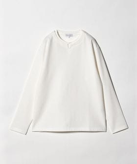 A DAY IN THE LIFE/バウンシー ジャガード フェイクレイヤード キーネックカットソー＜A DAY IN THE LIFE＞/Tシャツ / カットソー