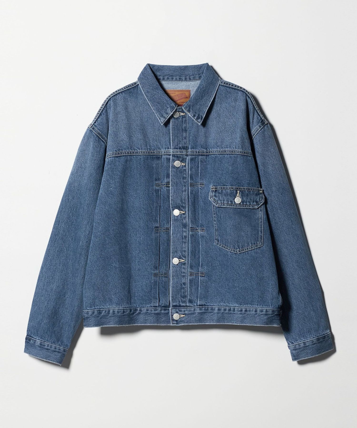 【未使用タグ付き】ユナイテッドアローズ　＜le＞クロップド ジャケット デニム トラッカー ジャケット＜A DAY IN THE LIFE＞