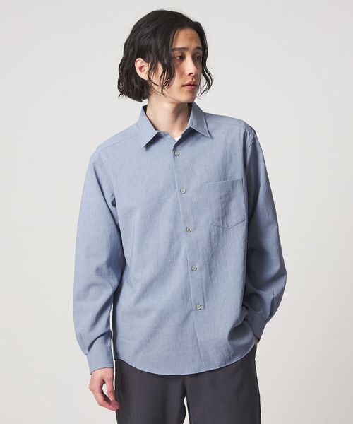 A DAY IN THE LIFE/RIRANCHA（R） ワッシャー ポプリン レギュラーカラーシャツ＜A DAY IN THE LIFE＞/シャツ / ブラウス