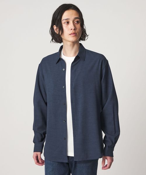 A DAY IN THE LIFE/リネンライク スラブドビー リラックス レギュラーカラーシャツ―吸水速乾―＜A DAY IN THE LIFE＞/シャツ / ブラウス