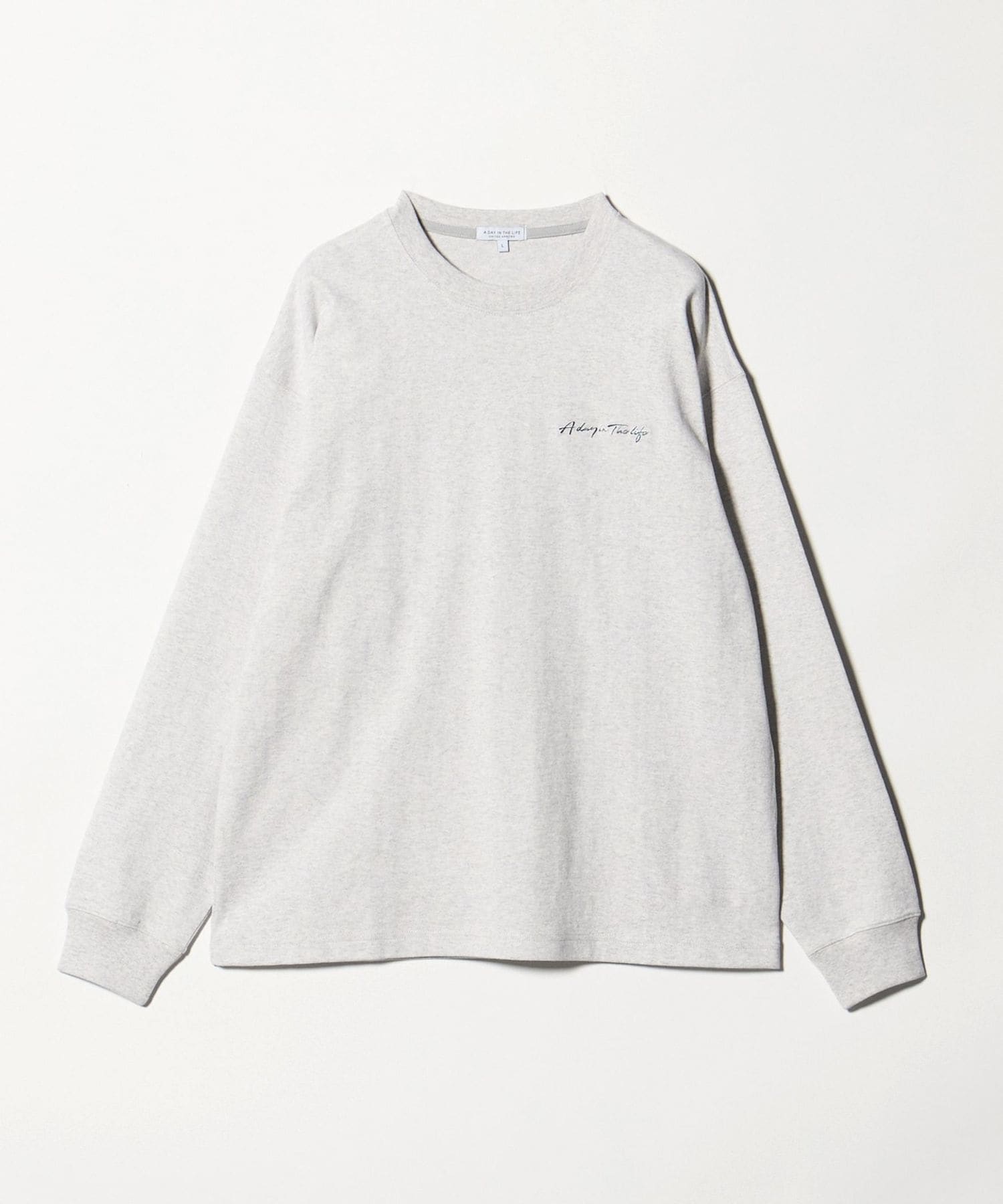 ワンポイントロゴ ワイド カットソー＜A DAY IN THE LIFE＞