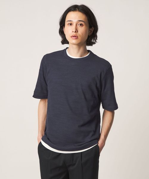 A DAY IN THE LIFE/ライト ドビーワッフル レイヤードカットソー＜A DAY IN THE LIFE＞/Tシャツ / カットソー