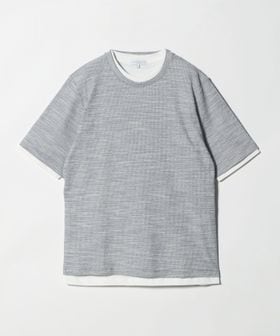 A DAY IN THE LIFE/ライト ドビーワッフル レイヤードカットソー＜A DAY IN THE LIFE＞/Tシャツ / カットソー