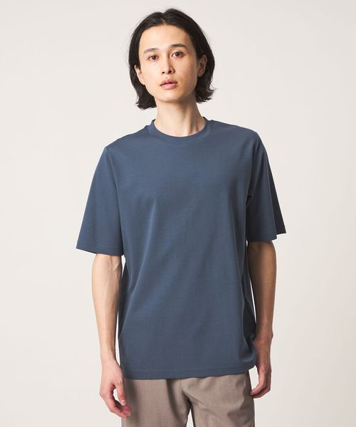 A DAY IN THE LIFE/シャイニー ポンチ ジャストクルーネックカットソー＜A DAY IN THE LIFE＞/Tシャツ / カットソー