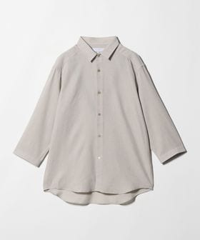 A DAY IN THE LIFE/リネンライク スラブ レギュラーカラー 7分袖シャツ―吸水速乾・通気性―＜A DAY IN THE LIFE＞/シャツ / ブラウス