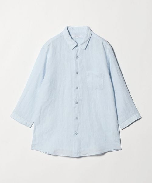 A DAY IN THE LIFE/リネン シャンブレー ジャスト 7分袖 シャツ＜A DAY IN THE LIFE＞/シャツ / ブラウス