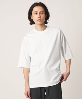 A DAY IN THE LIFE/クリア ポンチ リラックス 5分袖 カットソー―接触冷感―＜A DAY IN THE LIFE＞/Tシャツ / カットソー