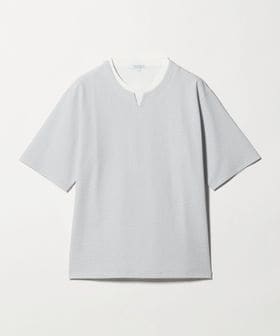 A DAY IN THE LIFE/シルケット サッカー フェイクレイヤード キーネックカットソー―吸水速乾―＜A DAY IN THE LIFE＞/Tシャツ / カットソー