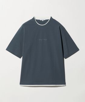 A DAY IN THE LIFE/ポンチ エンブロイダリー フェイクレイヤード カットソー―接触冷感―＜A DAY IN THE LIFE＞/Tシャツ / カットソー