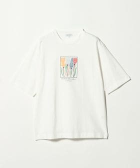 A DAY IN THE LIFE/フラワー アートプリント リラックスカットソー＜A DAY IN THE LIFE＞/Tシャツ / カットソー