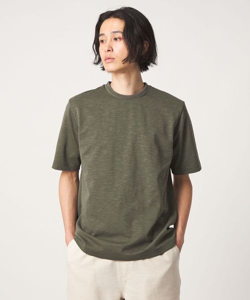 A DAY IN THE LIFE/シルケット スラブポンチ ジャストカットソー＜A DAY IN THE LIFE＞/Tシャツ / カットソー