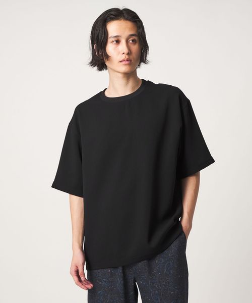 A DAY IN THE LIFE/ウールライク ダブルクロス ワイドカットソー＜A DAY IN THE LIFE＞/Tシャツ / カットソー
