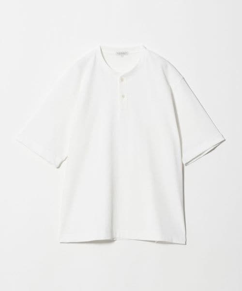 A DAY IN THE LIFE/クリアワッフル リラックス ヘンリーネックカットソー＜A DAY IN THE LIFE＞/Tシャツ / カットソー