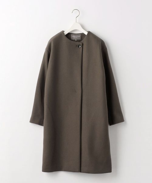 a day in the life - アデイインザライフ ノーカラー Vカラー ジャケット 36 グレー 春夏 DMW a day in the life UNITED ARROWS アデイインザライフ