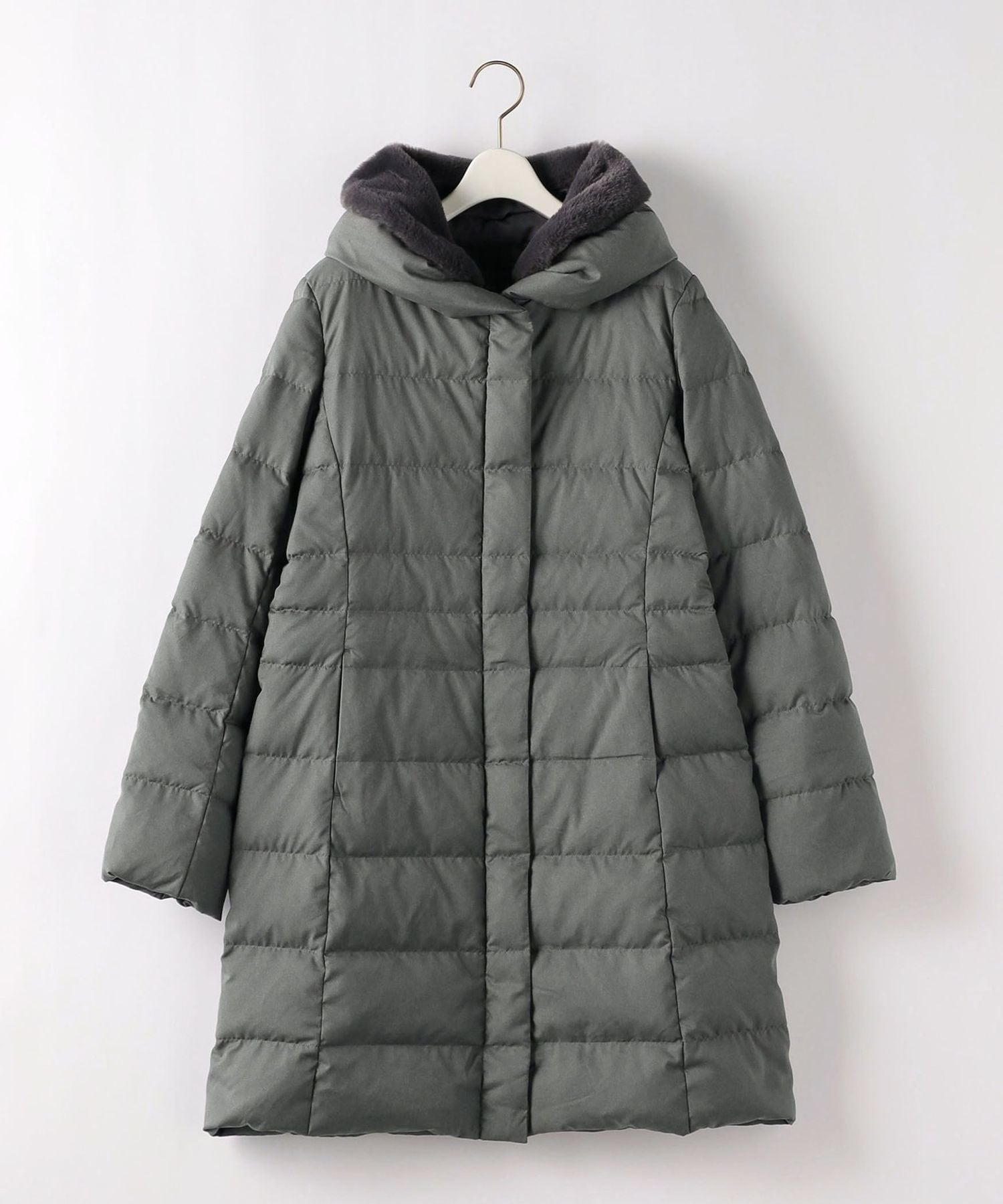 A DAY IN THE LIFE>Melange Shawl 2WAY Quilted Coat