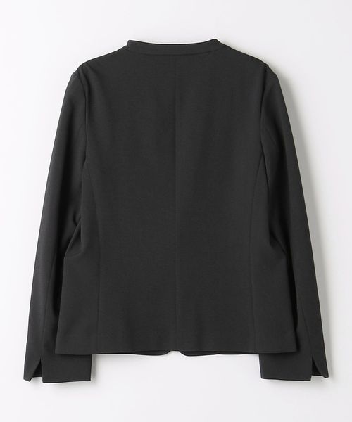 ＜UNITED ARROWS＞ クラス ツイード ノーラペル ジャケット B◆ クラシックツイード ノーラペル ジャケット