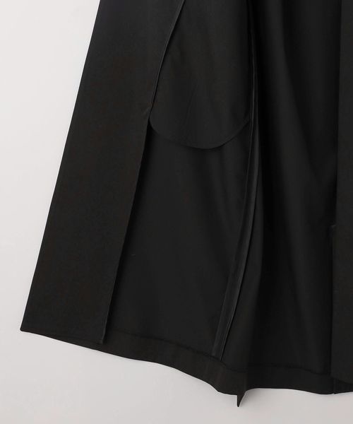 UNITED ARROWS ノーカラー　ツイル　Vネック ベルトコート 6300024S0047_l1_a037.jpg