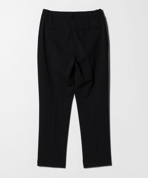 【美品】ユナイテッドアローズ ドット柄　テーパードパンツ　ブラック　黒　36 カットジョーゼット テーパードパンツ ‐ウォッシャブル
