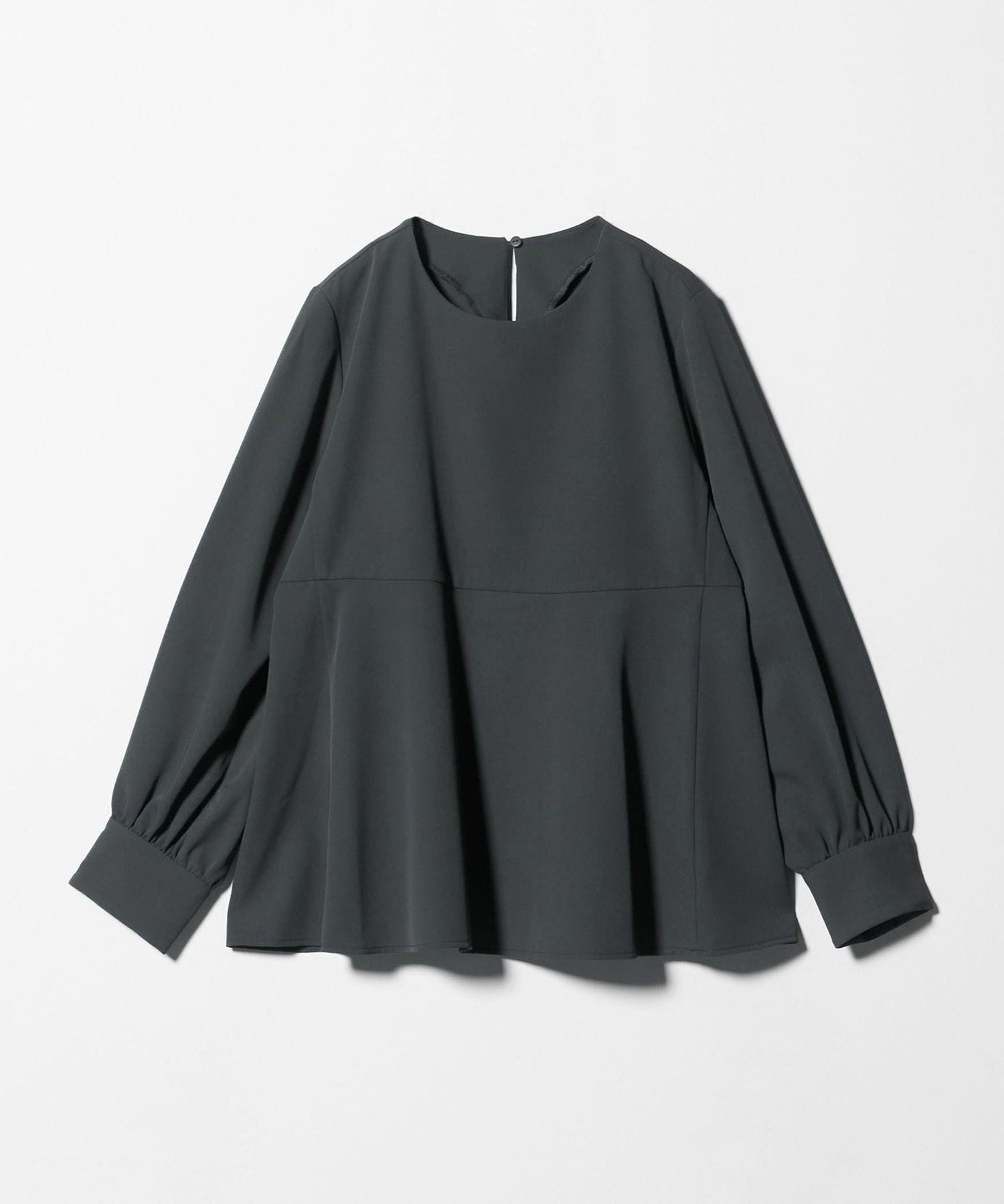 ユナイテッドアローズ　ペプラムブラウス シアー ペプラム ブラウス