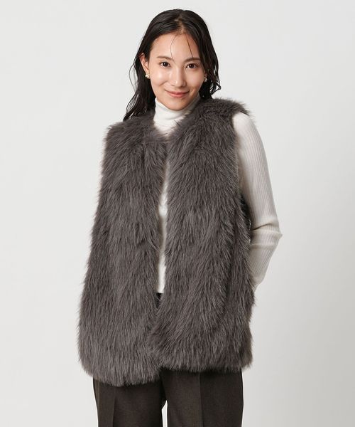 A DAY IN THE LIFE/フェイクファーベスト ＜A DAY IN THE LIFE＞/ベスト