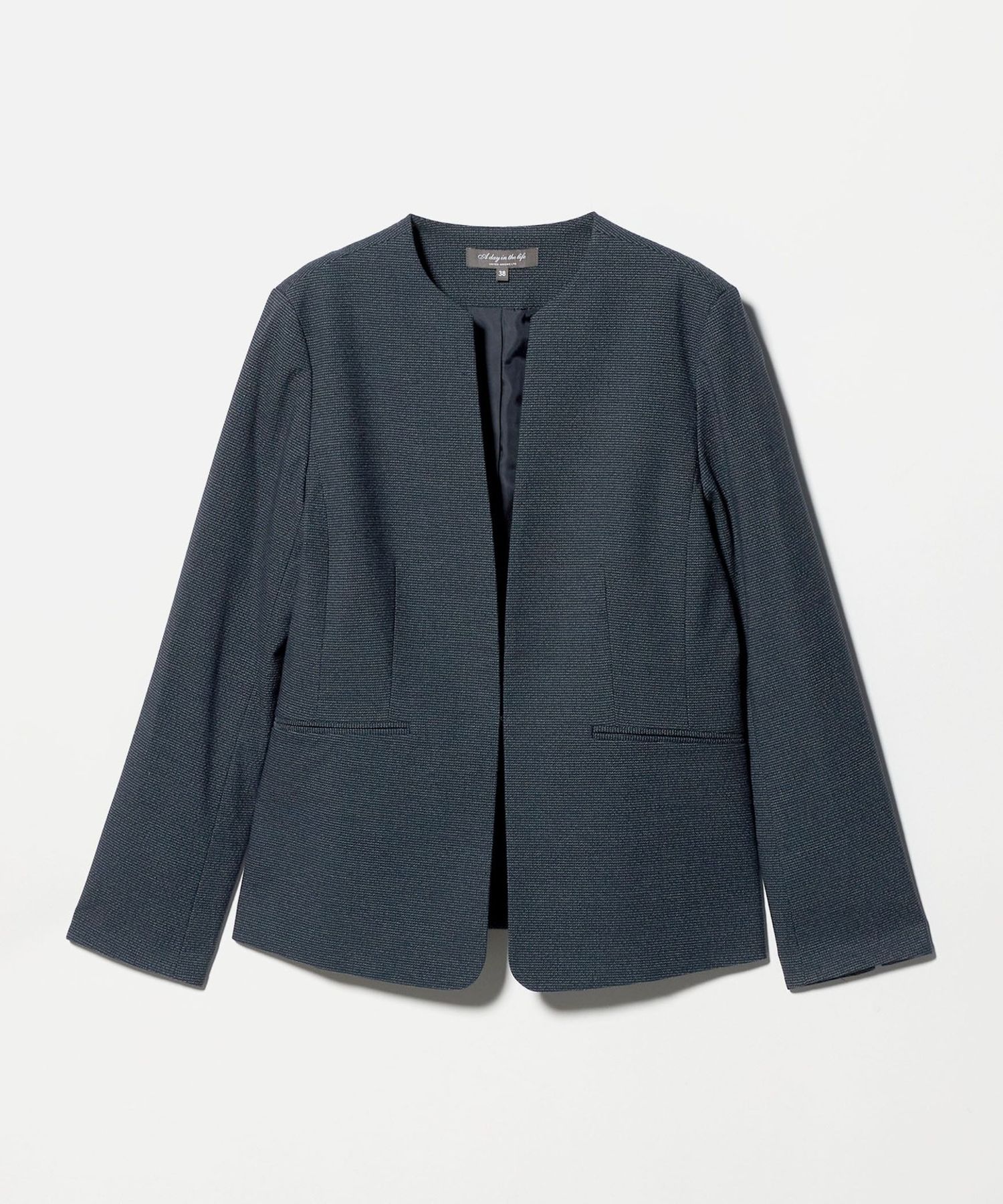 【新品未使用】リーガル セットアップ ネイビー A6 ウォッシャブル アウトレット】2wayストレッチ トロピカルダブルジャケット 紺