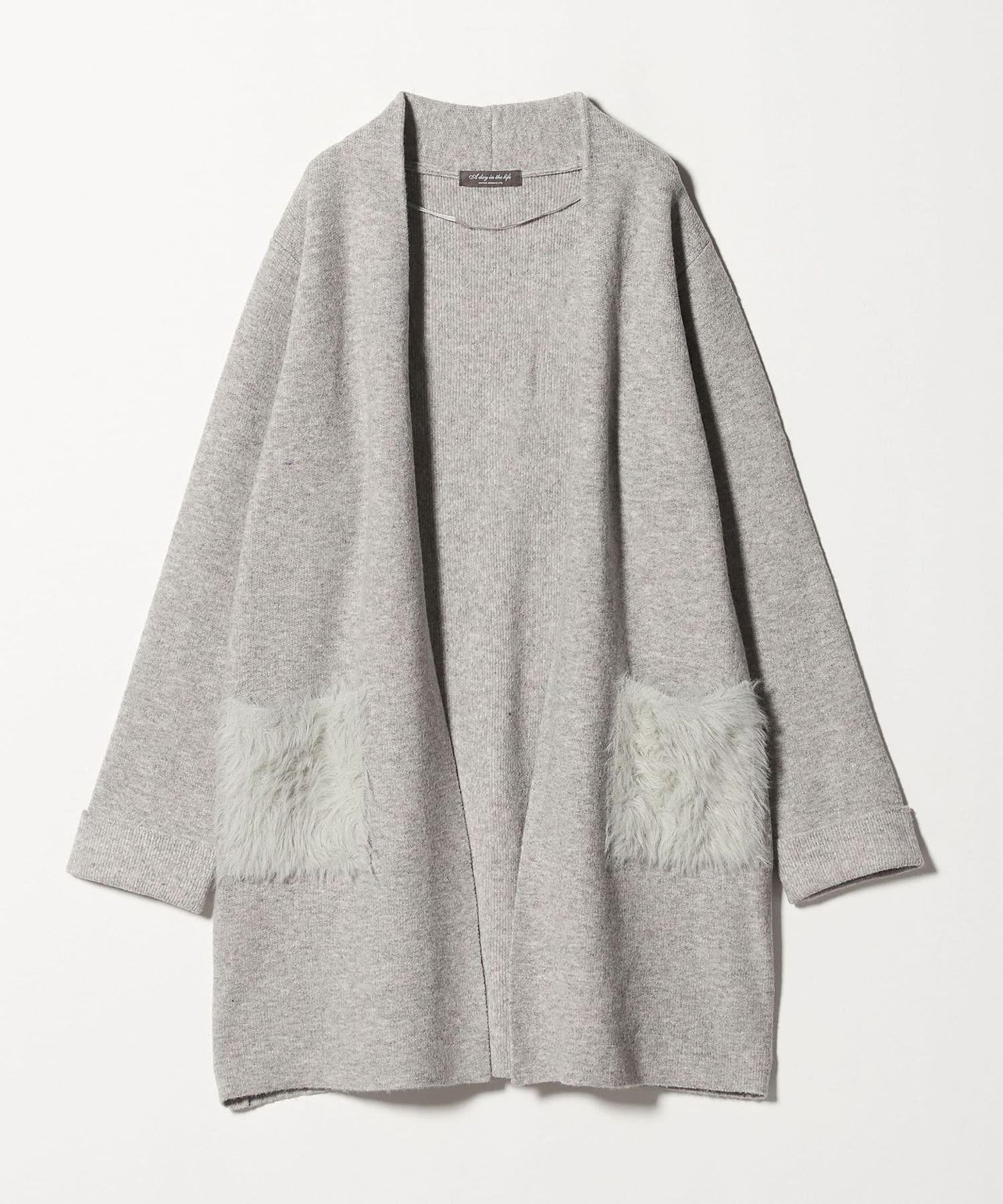 ファーポケット ロングカーディガン ＜A DAY IN THE LIFE＞