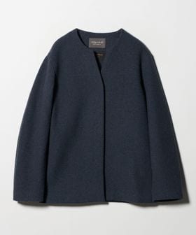 A DAY IN THE LIFE/キーネック ショートコート ＜A DAY IN THE LIFE＞/ノーカラーコート