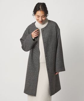 A DAY IN THE LIFE/カシミヤブレンド ノーカラーコート ＜A DAY IN THE LIFE＞/ノーカラーコート