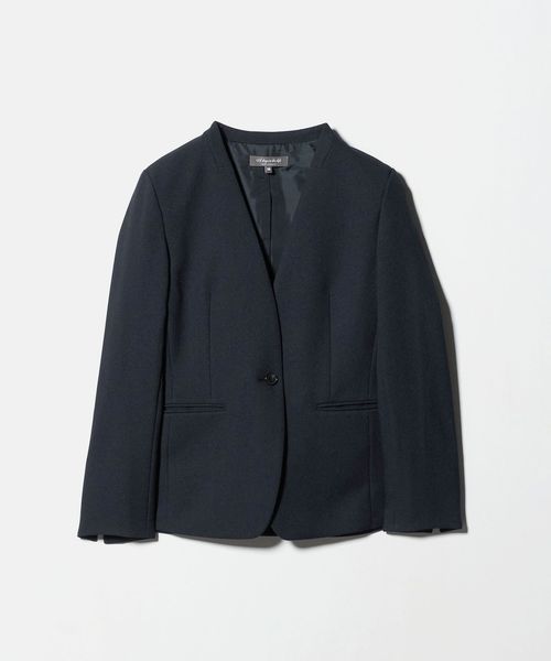 A DAY IN THE LIFE/ツイーディーオックス Vネックジャケット ‐セットアップ対応・ウォッシャブル‐ ＜A DAY IN THE LIFE＞/セットアップ ジャケット