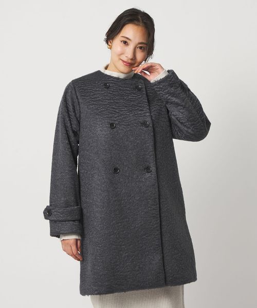 A DAY IN THE LIFE/カールメルトン ノーカラー トレンチコート ＜A DAY IN THE LIFE＞/その他コート / ブルゾン