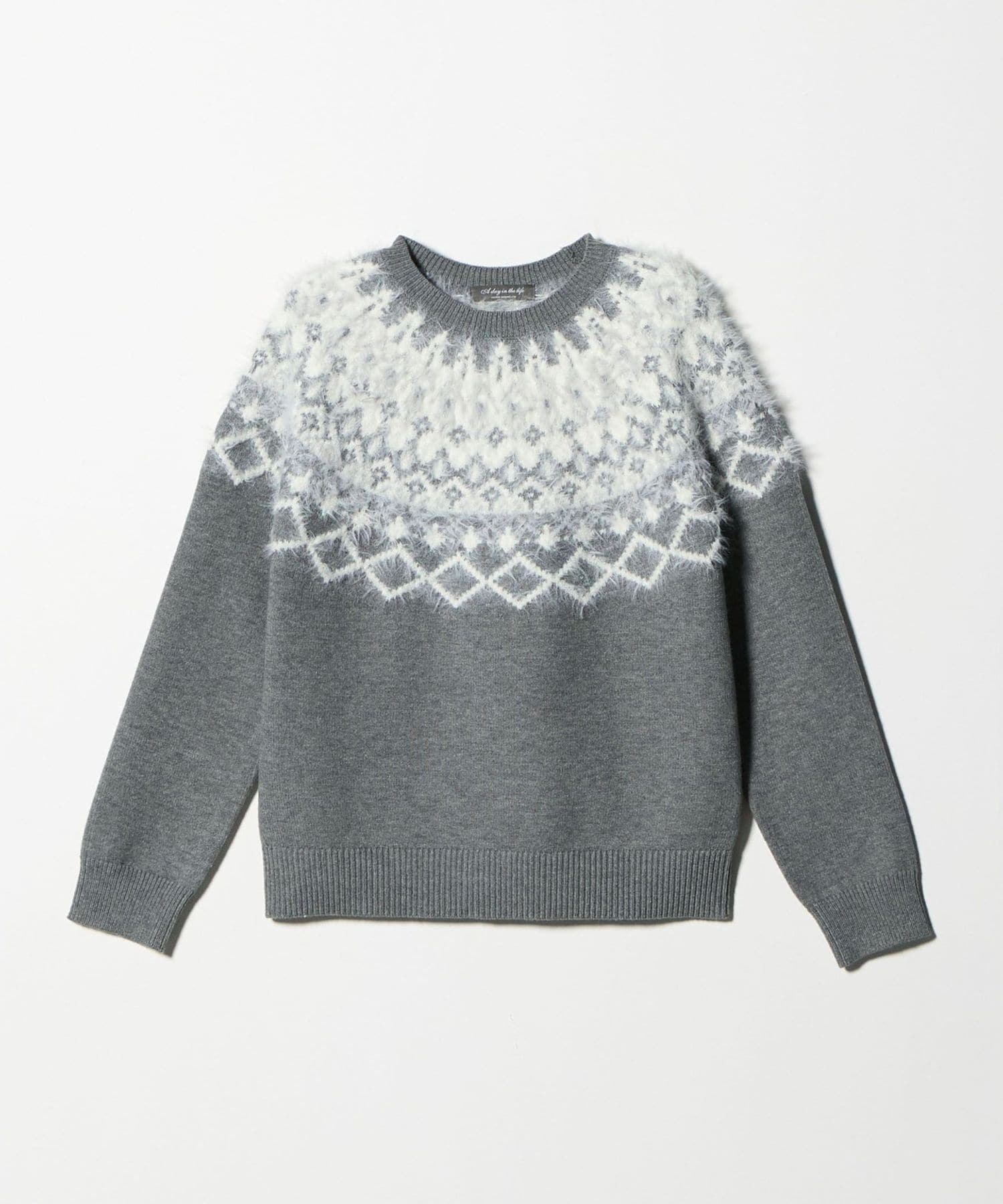 フェザー ノルディックニット ‐ウォッシャブル‐＜A DAY IN THE LIFE＞