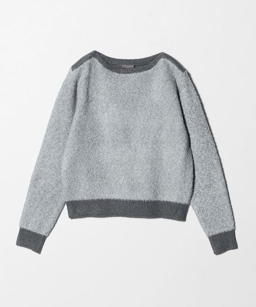 A DAY IN THE LIFE/メランジ フェザー ボートネックニット ‐ウォッシャブル‐＜A DAY IN THE LIFE＞/ニット / セーター