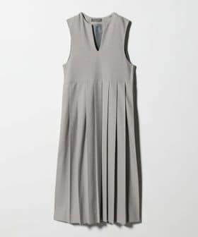 A DAY IN THE LIFE/ニットメルトン プリーツ キーネック ジャンパースカート ＜A DAY IN THE LIFE＞/ジャンパースカート