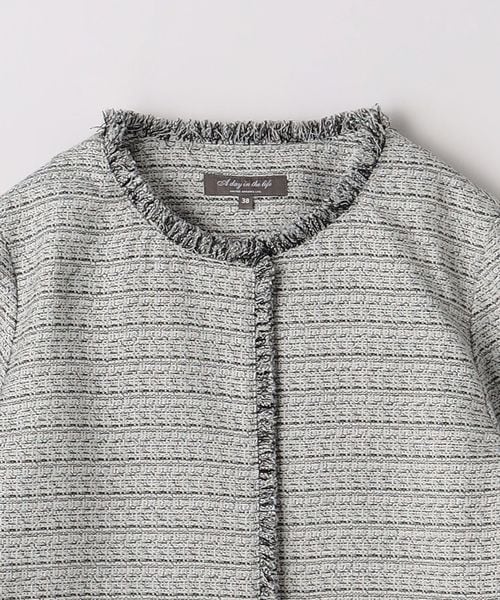 UNITED ARROWS ラメツイードノーカラージャケットセット 楽天市場】【SALE／80%OFF】UPCS ラメツイード ノーカラー