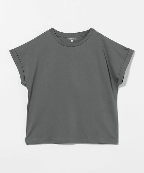 A DAY IN THE LIFE/シルケット天竺 クルーネックTシャツ ＜A DAY IN THE LIFE＞/Tシャツ / カットソー