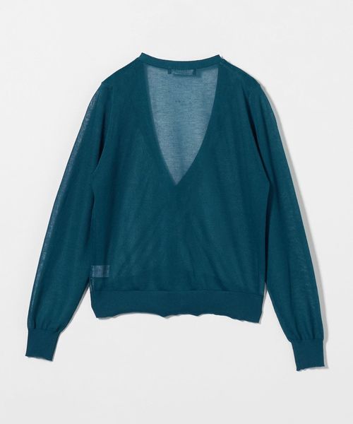新品　BEAUTY&YOUTH ブラック ショートVネックカーディガン　黒 ウールカシミヤ Vネックカーディガン ショート 黒 – kuros.style